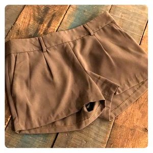 Express Olive Green Shorts